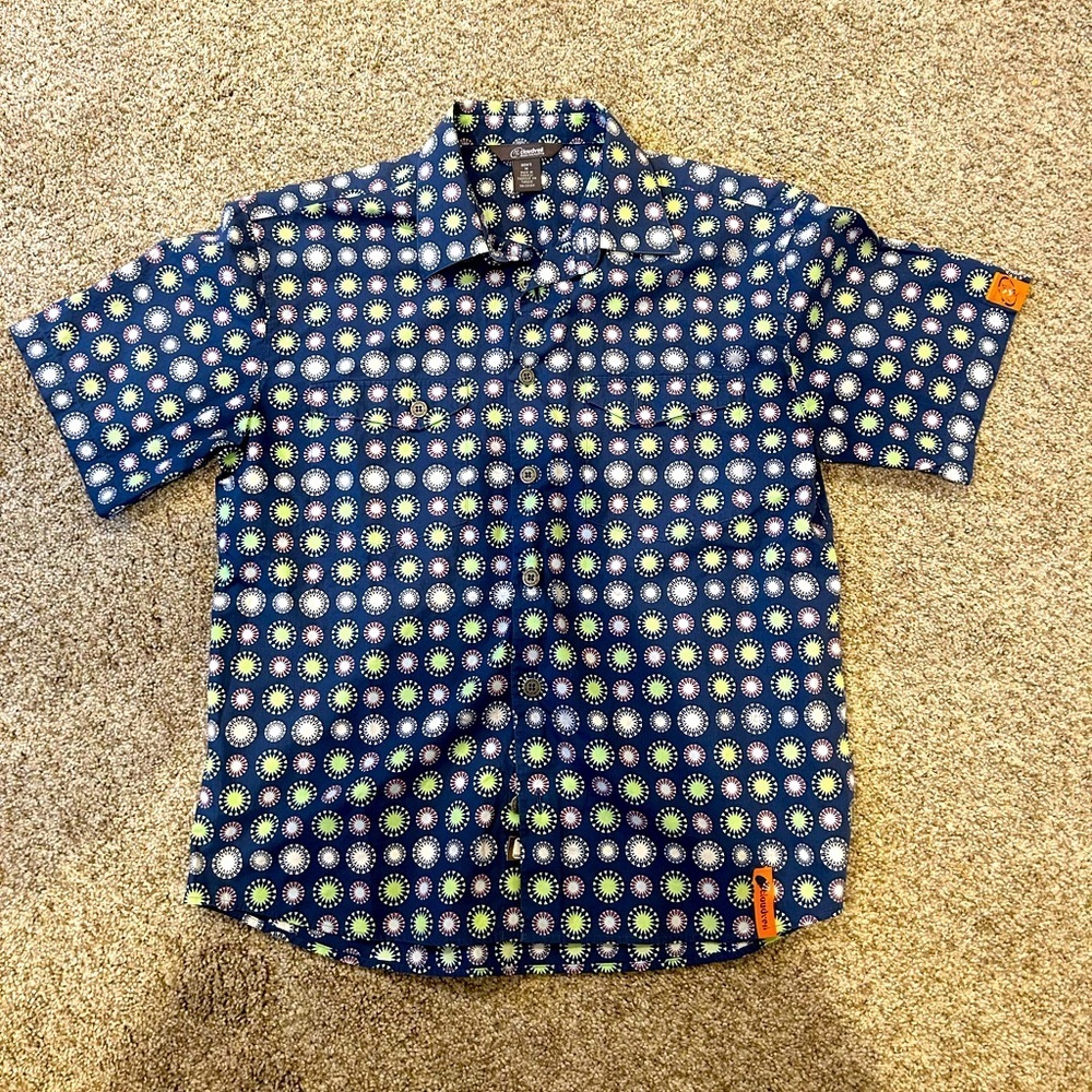 Cloudveil Jackson Hole short sleeve button down. Retro. Fishing hiking. Office